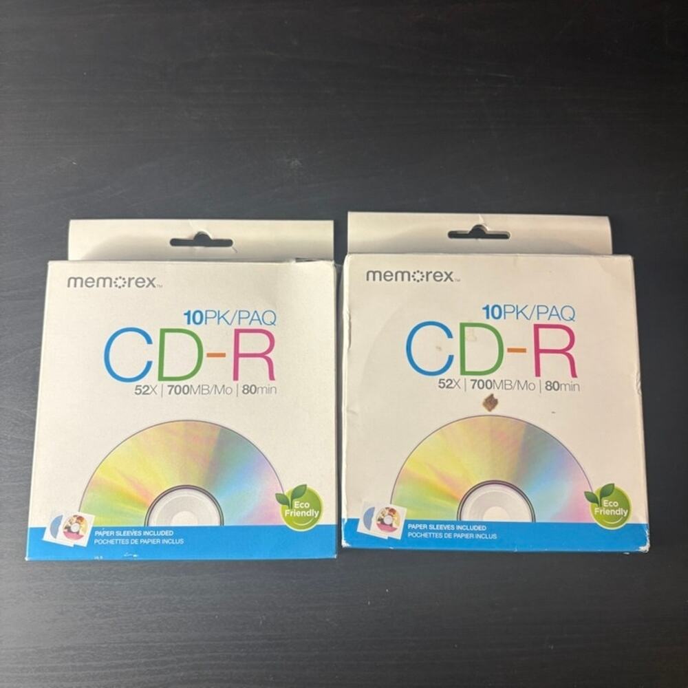 Lot of 17 blank Memorex 700MB CD-R discs